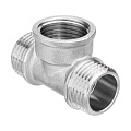 Тройник 3/4&amp;quot;, ш-г-ш, латунь, AquaLink