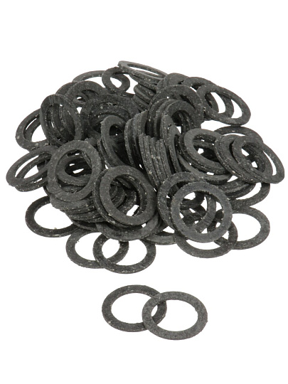 Прокладка уплотнительная 100 шт, 1&quot;, 19х30 мм, паронит, СантехКреп, 2.9.6.Ф