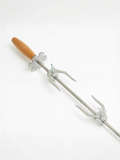 Вертел 850 мм, сталь, рукоятка дерево, Gratar, Family, ВТ 850