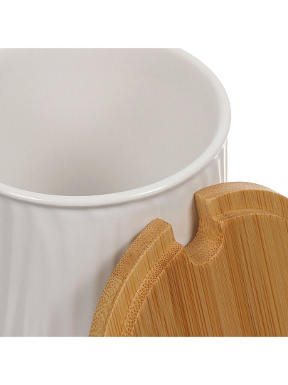 Банка для сыпучих продуктов, керамика, 8х8х8.5 см, с крышкой, Y4-5038, белая