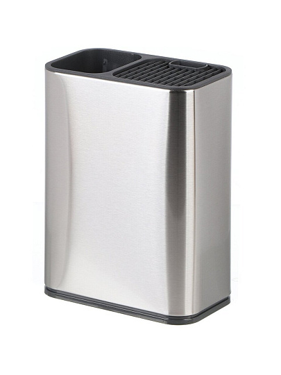 Подставка для ножей, нержавеющая сталь, 17х10.2х22.8 см, двойная, Y4-8335