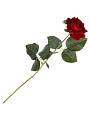 Цветок искусственный декоративный Роза, 40 см, красный, Y4-5262