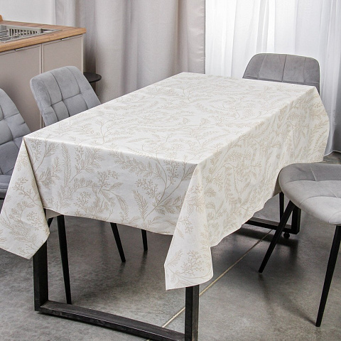 Скатерть Silvano, Элегия, 139х220 см, ПВХ на тканевой основе, PW195-R1049-1