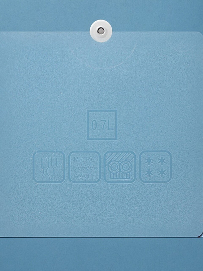 Набор емкостей пластик, 0.7 л, 3 шт, в ассортименте, прямоугольный, для продуктов, Darel, Трио, 40401