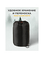 Спальный мешок кокон, 190+30х75 см, -10 °C, 1 слой, оксфорд, полиэстер, хлопок, 400гр/м2, серый - фото 5