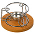 Чайник заварочный керамика, металл, бамбук, 0.84 л, с подогревом, Y6-6457 - фото 3