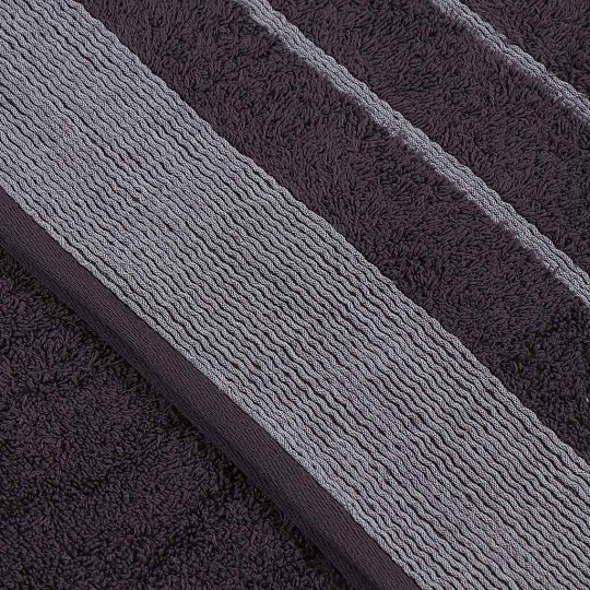 Полотенце банное 50х90 см, 100% хлопок, 600 г/м2, Бархатное, Bella Carine, темно-синее, Турция, FT-4-50-0927