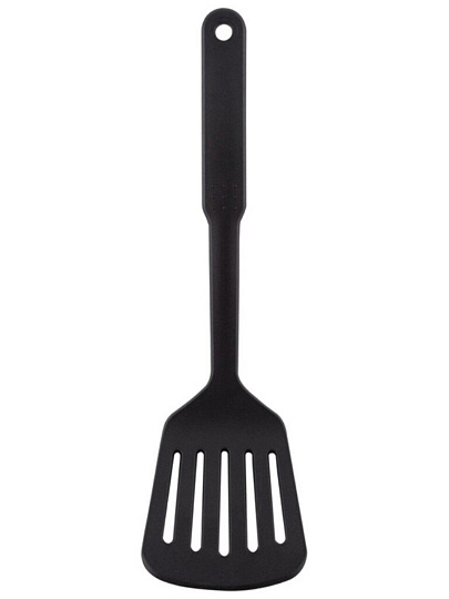 Лопатка кулинарная нейлон, 32.5х9 см, черная, Mallony, Cuoco, 003587