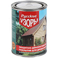 Защитно-декоративное покрытие Русские узоры, для дерева, палисандр, 0.7 л