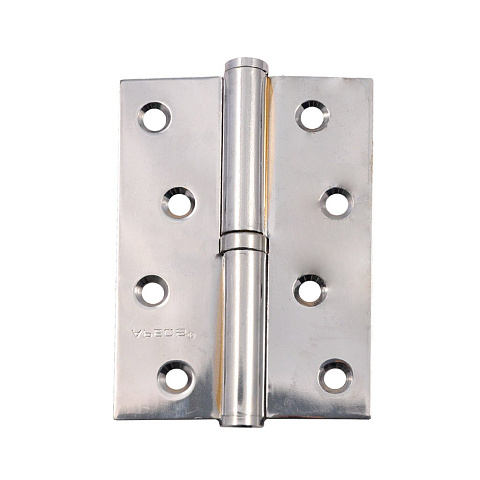 Петля врезная для деревянных дверей, Apecs, 100х70х3 мм, правая, B-Steel-CRR, 13693, с подшипником, хром