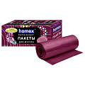 Пакеты для мусора 60 л, 40 шт, 9.5 мкм, Homex, Очень ароматные, 0818, бордовые - фото 7