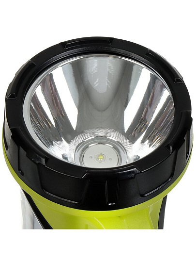 Фонарь ручной, встроенный аккумулятор, ФАZА, AccuF7-L3W/L10, зеленый, 5014855