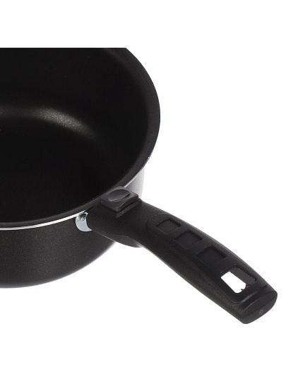 Ковш алюминий, антипригарное покрытие, 2 л, крышка стекло, бакелитовая ручка, съемная ручка, Vari, F65218/11