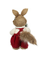 Фигурка декоративная полиэстер, Бельчонок в комбинезоне, 20х38 см, Y4-9404 - фото 4