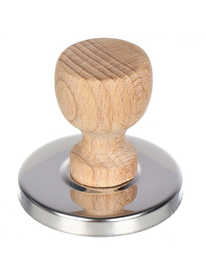 Форма для пельменей и вареников нержавеющая сталь, дерево, 6.5х6 см, 1663