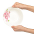 Тарелка суповая керамическая, 175 мм, Розовые Розы 0159/8 Кубаньфарфор - фото 4