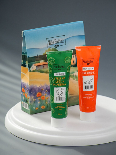 Набор подарочный для женщин, Villa Frutteto, крем для рук 100 мл, крем для ног 100 мл