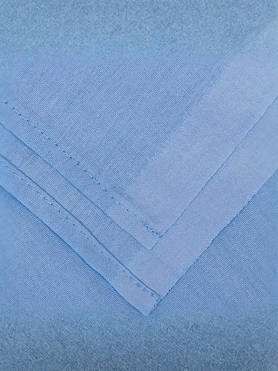 Пододеяльник 2-спальный, 175х215 см, 100% хлопок, поплин, голубой, Silvano, Марципан