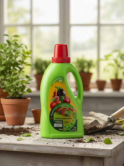 Удобрение универсальное, жидкость, 1 л, Четыре сезона