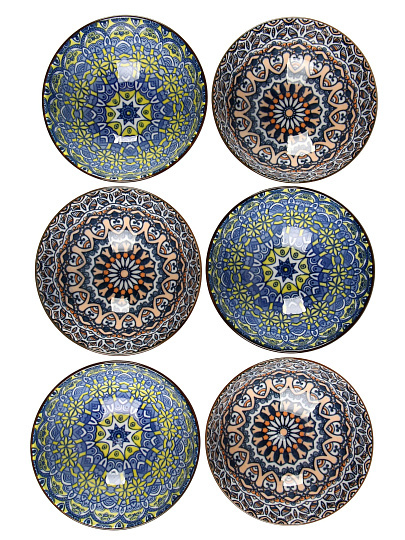 Набор салатников 6 шт, 11х5.5 см, 250 мл, Восток, B010443