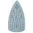 Утюг Delta, DL-710, 2400 Вт, керамика, вертикальное отпаривание, противокапельная система, белый с серо-голубым - фото 2