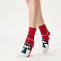 Носки для женщин, хлопок, Minimi, Inverno, красные, пингвин, 3300-4 - фото 2