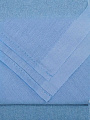 Простыня 1.5-спальная, 150 х 220 см, 100% хлопок, поплин, голубая, Silvano, Марципан - фото 2