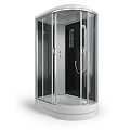 Душевая кабина 120х80х226 см, левый, поддон 26 см, тонированная, Erlit, ER351226L-C4-RUS