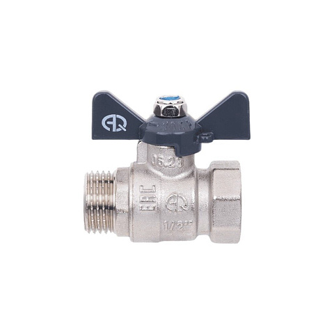Кран для воды, 1/2", г-ш, ручка-бабочка, AquaLink 1158