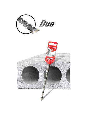 Сверло-бур для перфоратора, Rennbohr, Duo, диаметр 6х110 мм, 2 грани, SDS-Plus, 680611