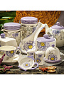 Банка для сыпучих продуктов, доломит, 0.55 л, с крышкой, Daniks, Флорина - фото 5