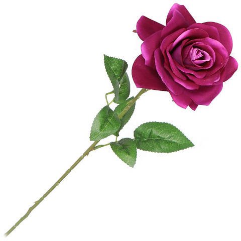 Цветок искусственный декоративный Роза, 65 см, Y509