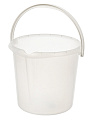 Ведро пластик, 11 л, молочное, пищевое, со сливом, Мультипласт, MPG0255 - фото 8