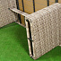 Мебель садовая Green Days, Валери, серо-белая, стол, 220х100х75 см, 8 кресел, подушка серая, 150 кг, CYH053W-1 - фото 9