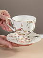 Набор чайный керамика, 8 предметов, на 4 персоны, 250 мл, Beatrix, Птички, МЛ125P/4, подарочная упаковка - фото 2
