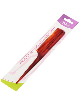 Расческа гребень, 19.6 х 2.5 см, пластик, профессиональная, Y441