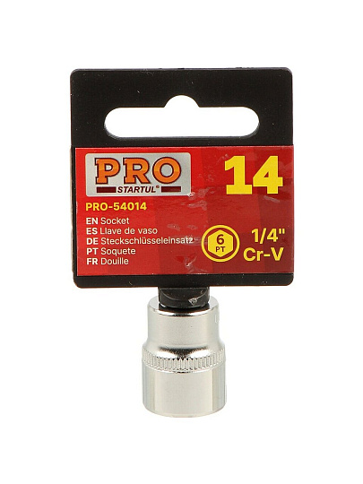 Головка торцевая 6-гранная, 1/4&quot;, 14 мм, Startul, PRO-54014