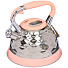 Чайник из нержавеющей стали Webber ВЕ-0542 розовый/сиреневый со свистком, 3 л - фото 3