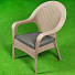 Мебель садовая Green Days, кофе с молоком, стол, 39х39х42 см, 2 кресла, подушка, 150 кг, 247+220-lght coff - фото 2