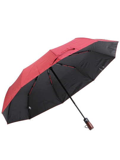 Зонт складной автомат, 10 спиц, 58 см, с деревянной ручкой, Y4-11561