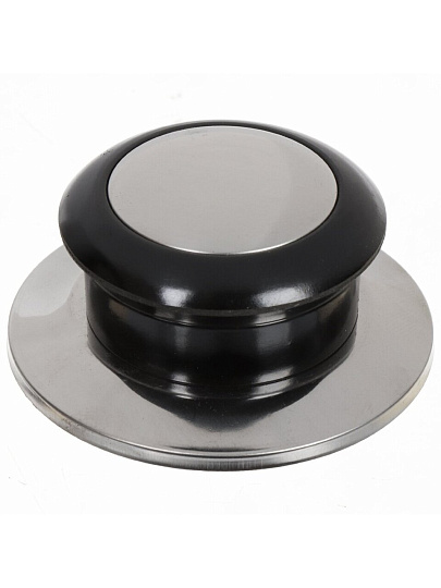 Кнопка для крышки пластик/металл, 5 см, 2 шт, 848-019