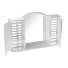 Зеркало-шкаф 59.6х41х10.7 см, прямоугольное, белый мрамор, с полочкой, Berossi, Argo, АС 11904000 - фото 3