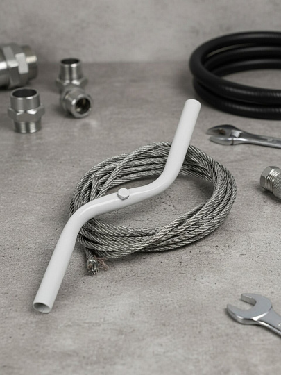 Трос сантехнический канализационный канатный, диаметр 6х3.5 м, СантехКреп, 3.1.1.2.