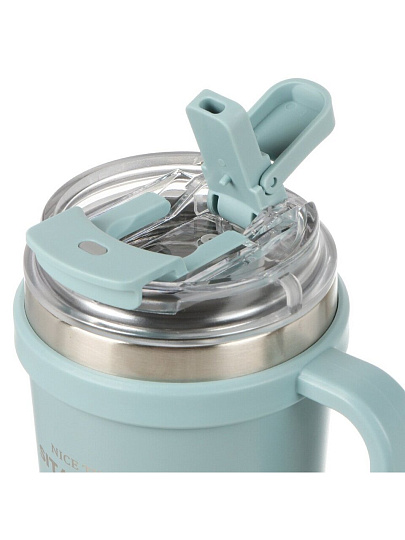 Термокружка нержавеющая сталь, 0.6 л, с ручкой, Y4-9327