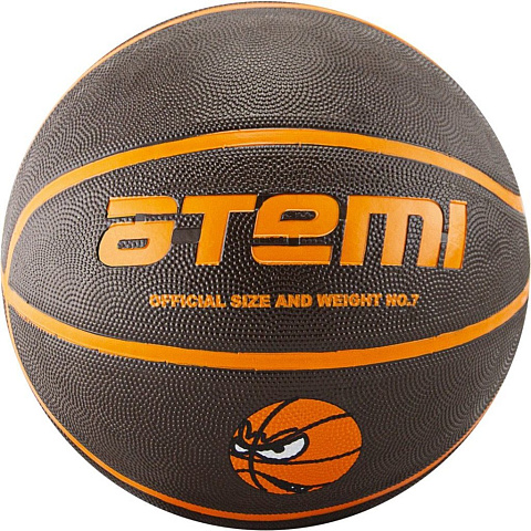 Мяч баскетбольный Atemi, р. 7, резина, BB12, 8 п, окруж 75-78, клееный, 00000105448