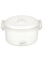 Контейнер пищевой пластик, 5 л, 30.3х27.7х14 см, круглый, с ручками, Альтернатива, М097 - фото 3