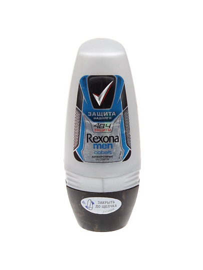 Дезодорант Rexona, Cobalt, для мужчин, ролик, 50 мл