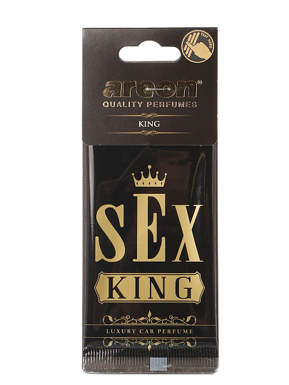 Ароматизатор в машину сухой, Areon, Sex Driv Sex King, 704-ASK-01