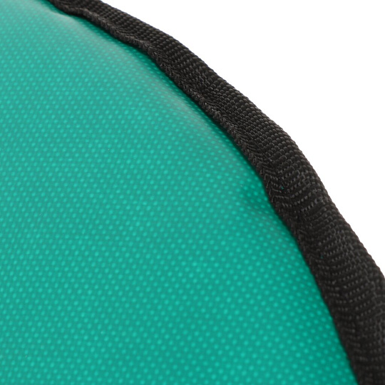 Ледянка оксфорд, ПВХ, круглая, 45 см, с ручками, зеленая, Fani Sani, Заяц на морковке, 84145