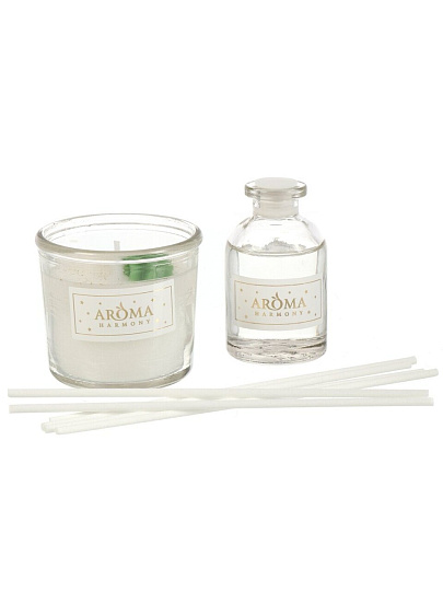 Набор Aroma Harmony, Прикосновение зимы, диффузор 30 мл + свеча 60 гр., АН4050